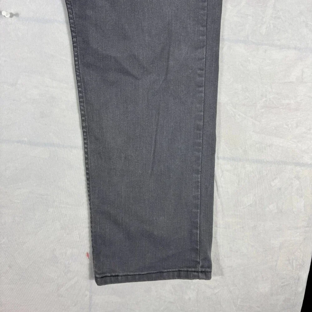 Levi's 511 Straight-Leg Jeans Mens Gray Denim Charcoal Wash Outdoor Size W42 L30